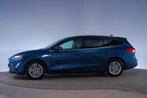 Ford Focus Wagon 1.0 EcoBoost Titanium X Business Aut. [ Pan, 125 pk, Blauw, Origineel Nederlands, 3 cilinders