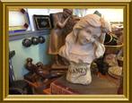 Jugendstil gipsen beeld, buste Hanzy, Antiek en Kunst, Ophalen