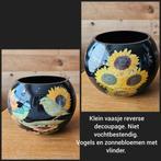Decoupage vaas. Ophalen. Contante betaling, Ophalen, Glas, Minder dan 50 cm