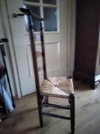 Eiken houten bidstoel met rieten zitting, Ophalen of Verzenden