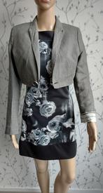 HANS UBBINK Licht-Grijs Kort Jasje/ Blazer maat 36, Kleding | Dames, Ophalen of Verzenden, Zo goed als nieuw, Jasje, Maat 36 (S)