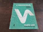 Honda CB500 CB500K1 CB500K0 CB500K2 parts list, Motoren, Ophalen of Verzenden, Honda