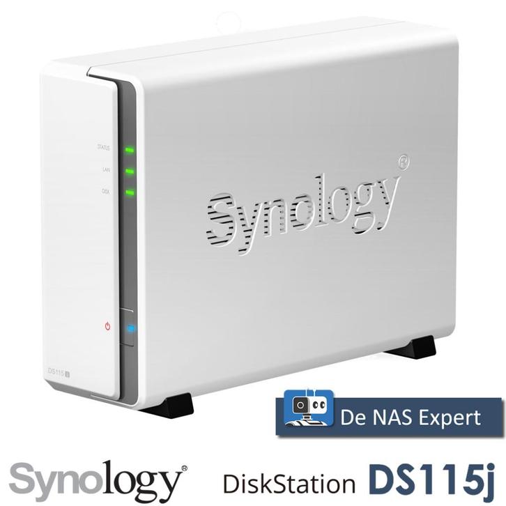 NAS Synology DS115j refurbished, Computers en Software, NAS, Refurbished, Ophalen of Verzenden