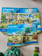 Playmobil Dierenpark (70341) en Orang-Oetangs (70345), Kinderen en Baby's, Speelgoed | Playmobil, Ophalen of Verzenden, Zo goed als nieuw