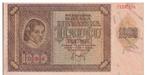 Kroatië, 1000 Kuna, 1941, UNC, Los biljet, Ophalen of Verzenden, Overige landen
