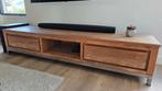 Teakhouten tv meubel, Huis en Inrichting, Ophalen, 150 tot 200 cm, Zo goed als nieuw, Minder dan 100 cm