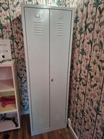 Stoere metalen lockerkast - 2 deuren, Huis en Inrichting, Kasten | Lockerkasten, Ophalen, Gebruikt, Industrieel