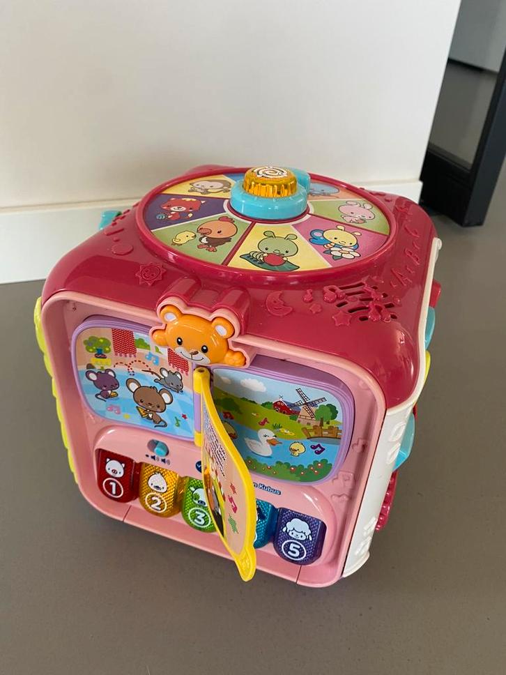 Vtech activiteiten kubus, Kinderen en Baby's, Speelgoed | Vtech, Gebruikt, 6 maanden tot 2 jaar, Ophalen of Verzenden