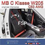 W205 C63 AMG rode gordels origineel / Mercedes C Klasse 2018