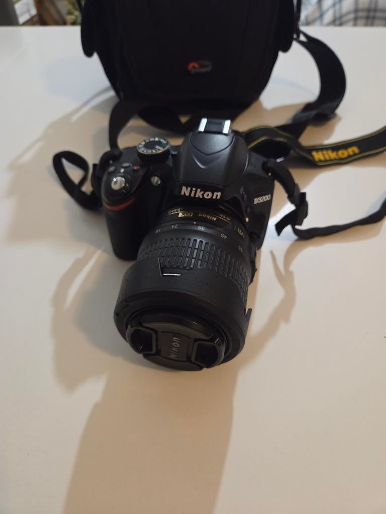 Nikon D3200 Spiegelreflexcamera met Tas, Lens & Oplader, Gebruikt, Spiegelreflex, Ophalen of Verzenden, Nikon
