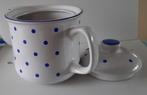 Blue dots theepot, Huis en Inrichting, Keuken | Servies, Overige typen, Ophalen of Verzenden, Zo goed als nieuw, Overige stijlen