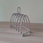 Vintage chromen metalen toast brood rekje grijs zilver kleur, Antiek en Kunst, Ophalen of Verzenden