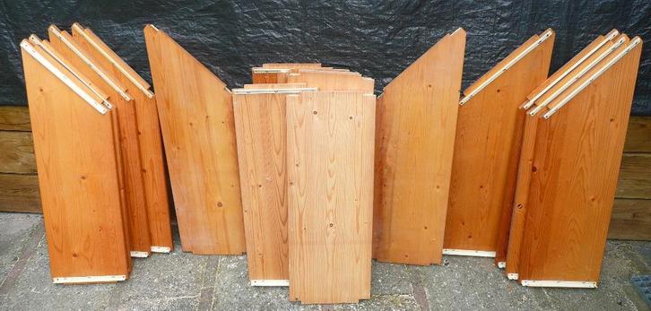 Wedeka 7 x legbord & 5 x hoekbord 45 ., Huis en Inrichting, Kasten | Stellingkasten, Gebruikt, Ophalen of Verzenden