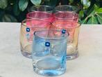 Leonardo Swing waterglazen / drinkglazen roze/beige x7, Ophalen of Verzenden, Zo goed als nieuw, Overige typen