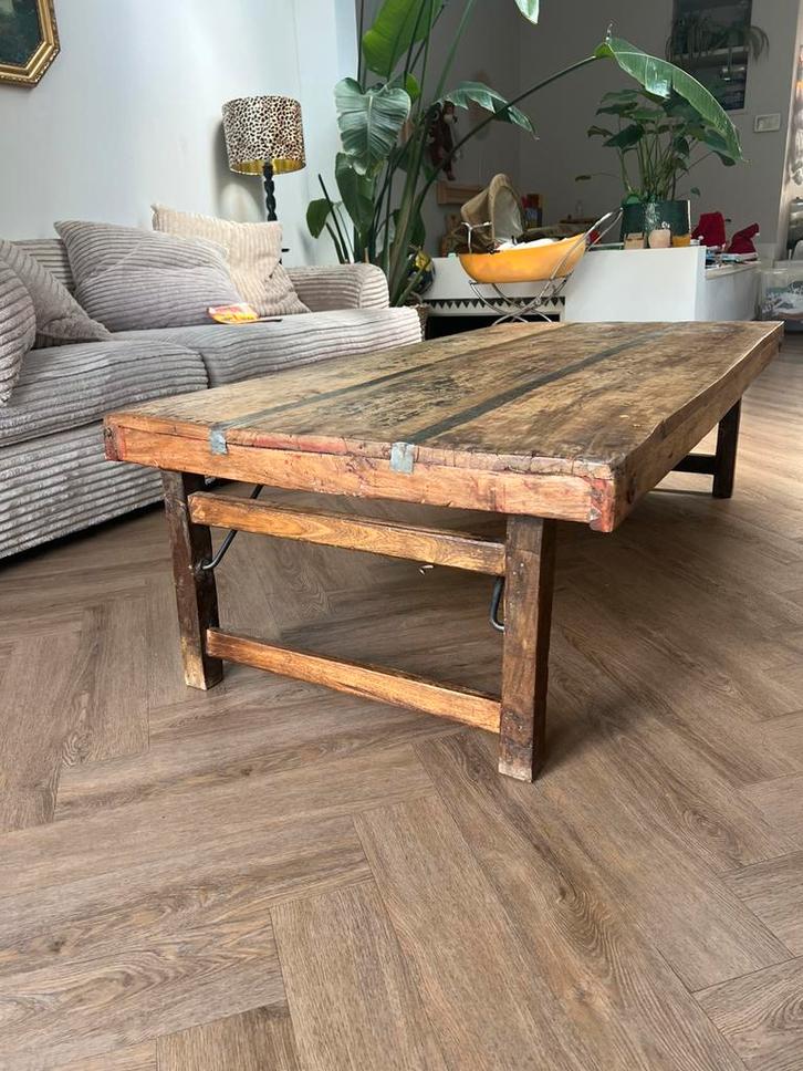 Gave salontafel, Huis en Inrichting, Tafels | Salontafels, Minder dan 50 cm, 50 tot 100 cm, 100 tot 150 cm, Rechthoekig, Ophalen