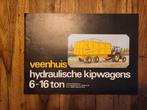 Tractor folder Veenhuis hydraulische kipwagens 6-16 ton, Boeken, Ophalen of Verzenden, Zo goed als nieuw