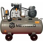 Nieuwe Metallo Compressor 100 liter 3pk 8 bar, Doe-het-zelf en Verbouw, Compressors, Nieuw, Ophalen of Verzenden