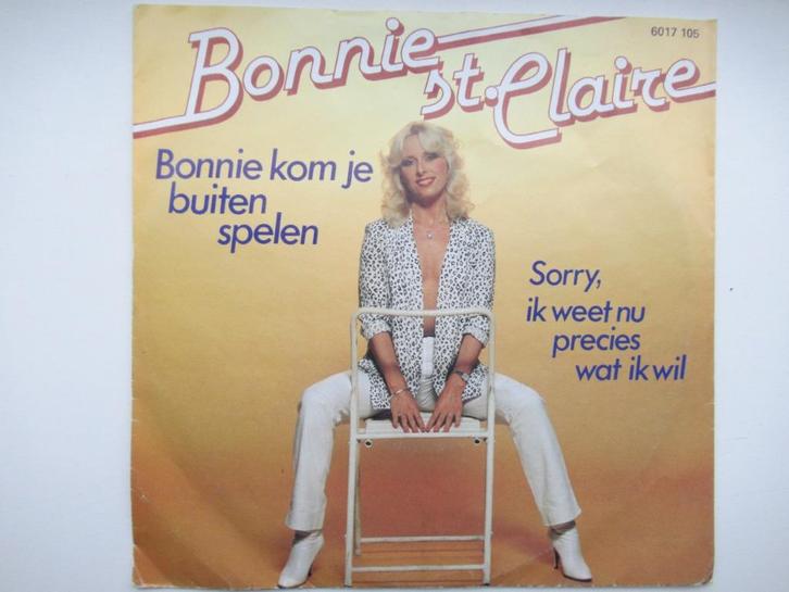 BONNIE ST CLAIRE # BONNIE KOM JE BUITEN SPELEN/SORRY IK WEET, Cd's en Dvd's, Vinyl | Nederlandstalig, Zo goed als nieuw, Levenslied of Smartlap