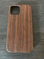 iPhone 12 hoesje houtllook, Ophalen of Verzenden, Zo goed als nieuw, IPhone 12, Hoesje of Tasje