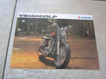 Suzuki VS 1400 GLP Intruder brochure folder 1991