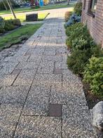 Grindtegels, Tuin en Terras, Tegels en Klinkers, Ophalen, Zo goed als nieuw, Beton, Terrastegels