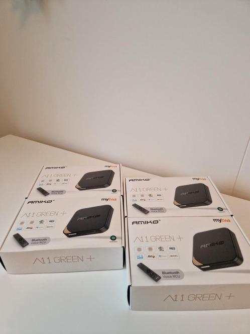 Amkio Green Plus - IPTV ontvanger, Audio, Tv en Foto, Mediaspelers, Zo goed als nieuw, Minder dan 500 GB, HDMI, Ophalen of Verzenden