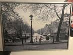 Ikea Schilderij Amsterdamse Gracht, 50 tot 75 cm, Ophalen of Verzenden, Zo goed als nieuw, Schilderij