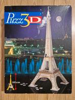 3D puzzel Eiffeltoren. 102 cm hoog., Hobby en Vrije tijd, Denksport en Puzzels, Gebruikt, Ophalen of Verzenden, 500 t/m 1500 stukjes