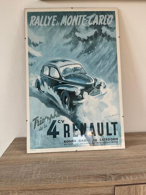 Renault 2CV4 Poster, Ophalen, A1 t/m A3, Film en Tv, Rechthoekig Staand