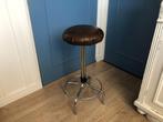 Leuke vintage barkruk, Ophalen, Gebruikt, Met voetsteun, 60 tot 90 cm