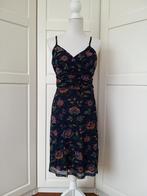 King Louie blauwe floral spaghetti mesh dress jurk, maat S, Kleding | Dames, Jurken, Blauw, Ophalen of Verzenden, Knielengte, King Louie