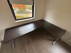 Groot verstelbaar hoekbureau 260x180 cm, Ophalen, In hoogte verstelbaar, Zo goed als nieuw, Bureau
