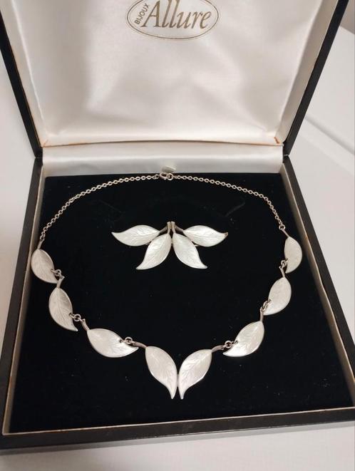 Vintage 50's David Andersen sterling zilveren sieraden set, Sieraden, Tassen en Uiterlijk, Antieke sieraden, Goud, Ophalen of Verzenden