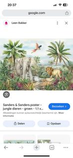Fotobehang jungle 360 x 255 cm Nieuw, Huis en Inrichting, Stoffering | Behang, Ophalen, Minder dan 10 m²