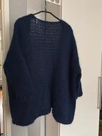 Blauw vest - Grof gebreid, Ophalen, Zo goed als nieuw, Maat 38/40 (M), Blauw