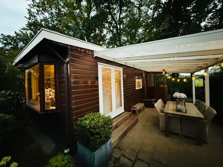 Chalet recreatiewoning vakantiehuis Epe Veluwe unieke plek, Huizen en Kamers, Recreatiewoningen te koop, Gelderland, Chalet