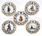 125. Aardewerk wandbordjes, Tichelaar Makkum, eind 20e eeuw, Antiek en Kunst, Antiek | Keramiek en Aardewerk, Ophalen of Verzenden