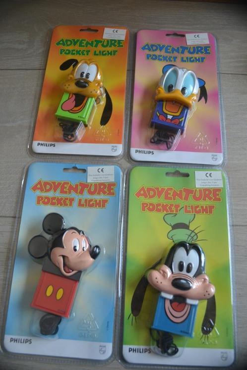 Set Walt Disney Philips Adventure Pocket Light, Verzamelen, Disney, Zo goed als nieuw, Overige typen, Mickey Mouse, Verzenden