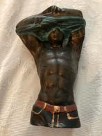 Brons torso beeld, Ophalen of Verzenden
