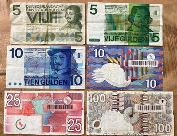 Nederlandse bankbiljetten (3) beschikbaar voor biedingen