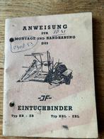 Zelfbinder JF, Ophalen, Zo goed als nieuw