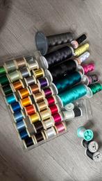 Borduurmachine garen compleet set…, Ophalen of Verzenden, Zo goed als nieuw, Machineborduren, Borduurgaren of Zijde