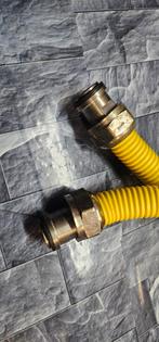 Gele flexibele gasleiding, Doe-het-zelf en Verbouw, Buizen en Afvoer, Ophalen of Verzenden