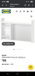 micke bureau bovenstuk, Huis en Inrichting, Bureaus, Ophalen, Nieuw