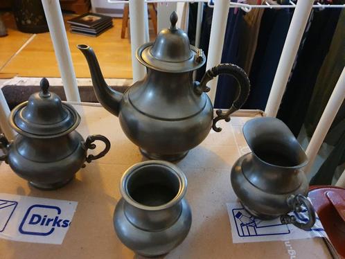 Kurz Tiel theeservies, Antiek en Kunst, Antiek | Tin, Ophalen of Verzenden