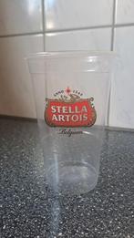 2x50 plastic bekers Stella Artois bier nieuw, Ophalen of Verzenden, Nieuw, Glas of Glazen, Stella Artois