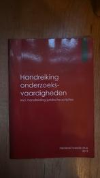 Handreiking onderzoeksvaardigheden. Herziene 2de druk 2019, Ophalen of Verzenden, Beta, Zo goed als nieuw, HBO
