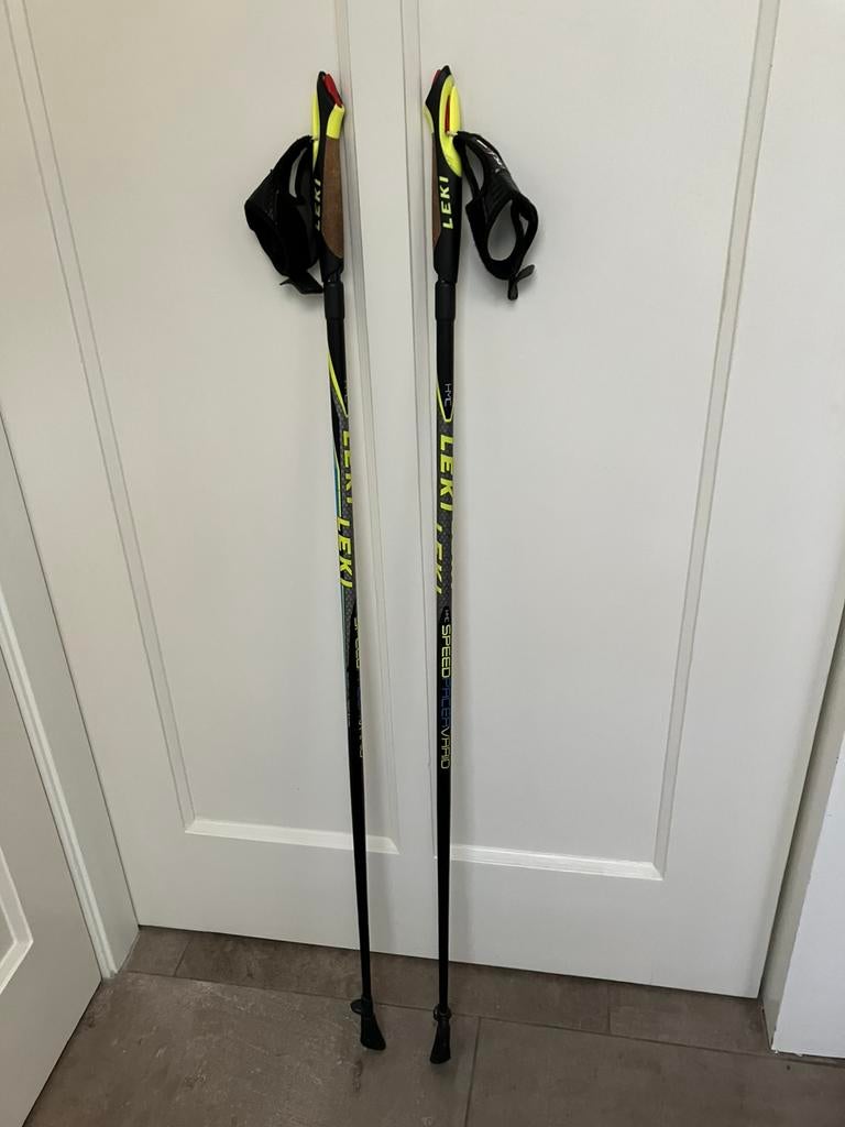 Leki speed pacer vario nordic walking stokken - 1.10 / 1.20, Sport en Fitness, Bergsport en Wandelen, Ophalen of Verzenden, Gebruikt