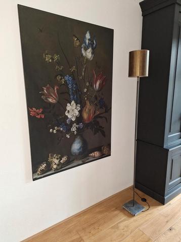 Stoffen schilderij oude meesters 100 cm breed 150 cm hoog beschikbaar voor biedingen