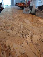 Grote unieke eettafel met stalen frame, Huis en Inrichting, Tafels | Eettafels, Ophalen, 200 cm of meer, 50 tot 100 cm, Zo goed als nieuw